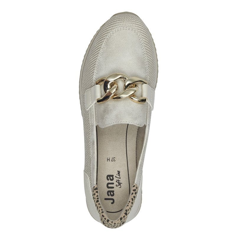 Jana Womens Jana Womens Beige Softline Loafer 8-24766-42