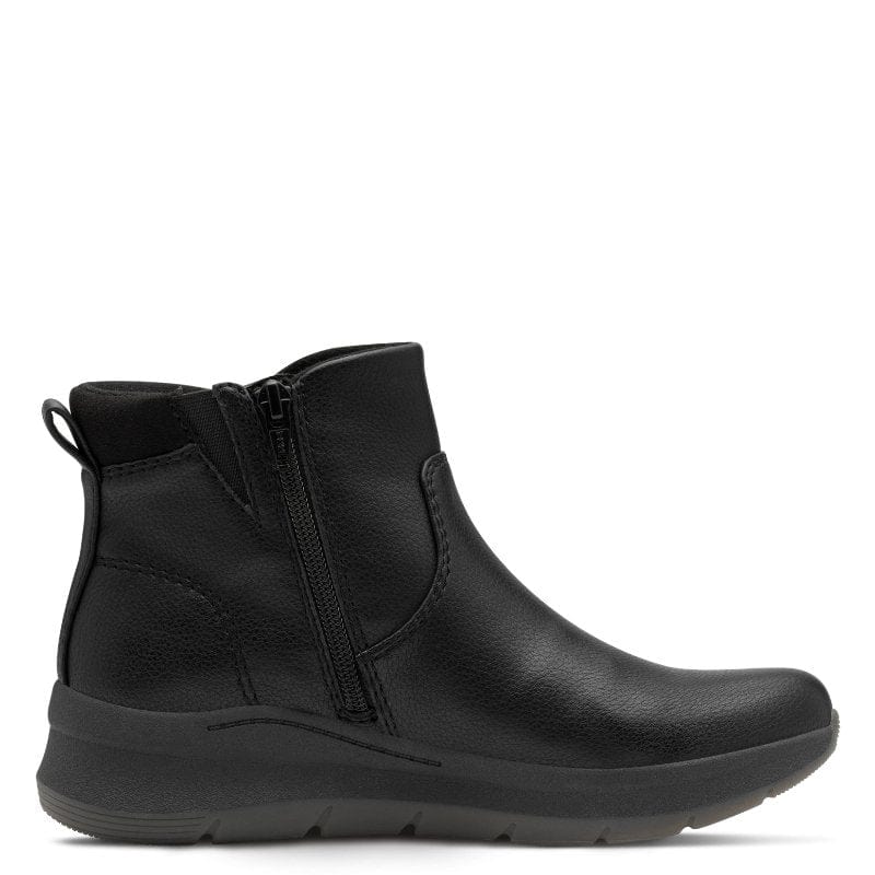 Jana Womens Jana Womens Black Side Zip Ankle Boot 8-25472-45
