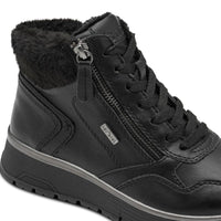 Jana Womens Jana Womens Black Side Zip Ankle Boot 8-26268-45