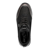 Jana Womens Jana Womens Black Slip-On Fashion Trainer - 8-23760-45