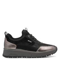 Jana Womens Jana Womens Black Slip-On Fashion Trainer - 8-23760-45