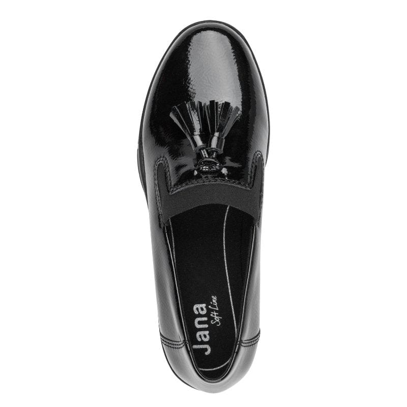 Jana Womens Jana Womens Black Slip-On Shoe - 8-24668-45