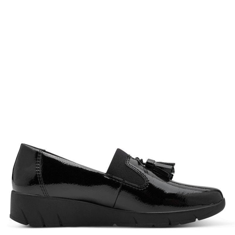 Jana Womens Jana Womens Black Slip-On Shoe - 8-24668-45