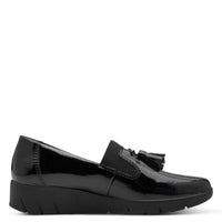 Jana Womens Jana Womens Black Slip-On Shoe - 8-24668-45