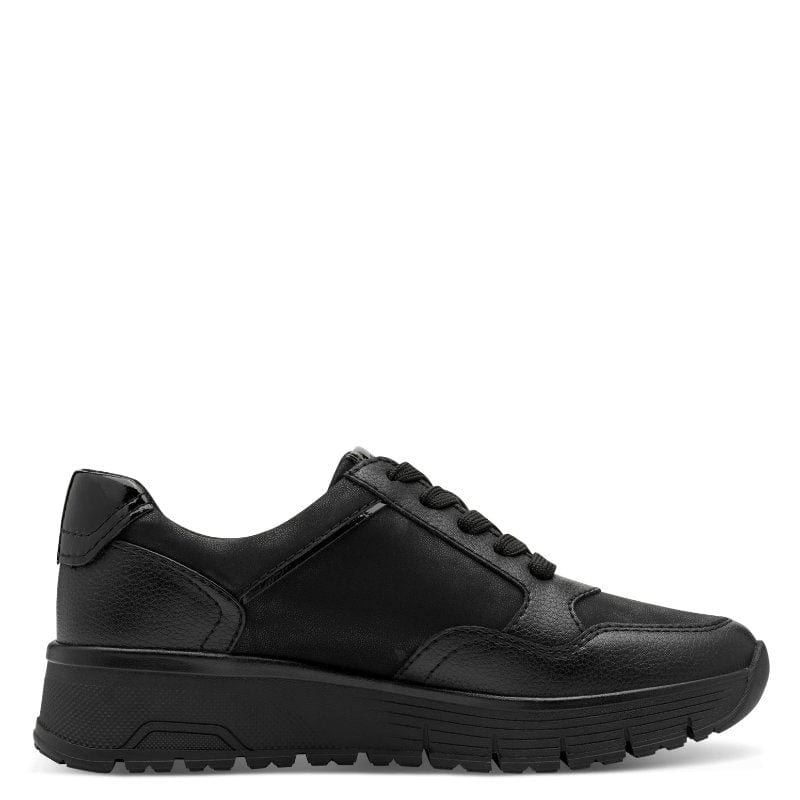 Jana Womens Jana Womens Black Softline Fashion Trainer - 8-23762-45