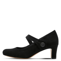 Jana Womens Jana Womens Black Wide Fit High-Heel Dancing Shoe 8-22473-41