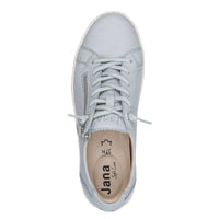 Jana Womens Jana Womens Blue Side Zip Fashion Trainer 8-23704-46