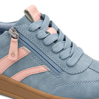 Jana Womens Jana Womens Blue Side Zip Fashion Trainer 8-23784-44