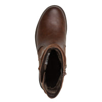 Jana Womens Jana Womens Brown Side Zip Ankle Boot 8-25464-43