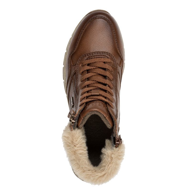 Jana Womens Jana Womens Brown Side Zip Ankle Boot 8-26268-45