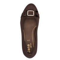 Jana Womens Jana Womens Brown Slip On Block Heels Shoes 8-22369-45