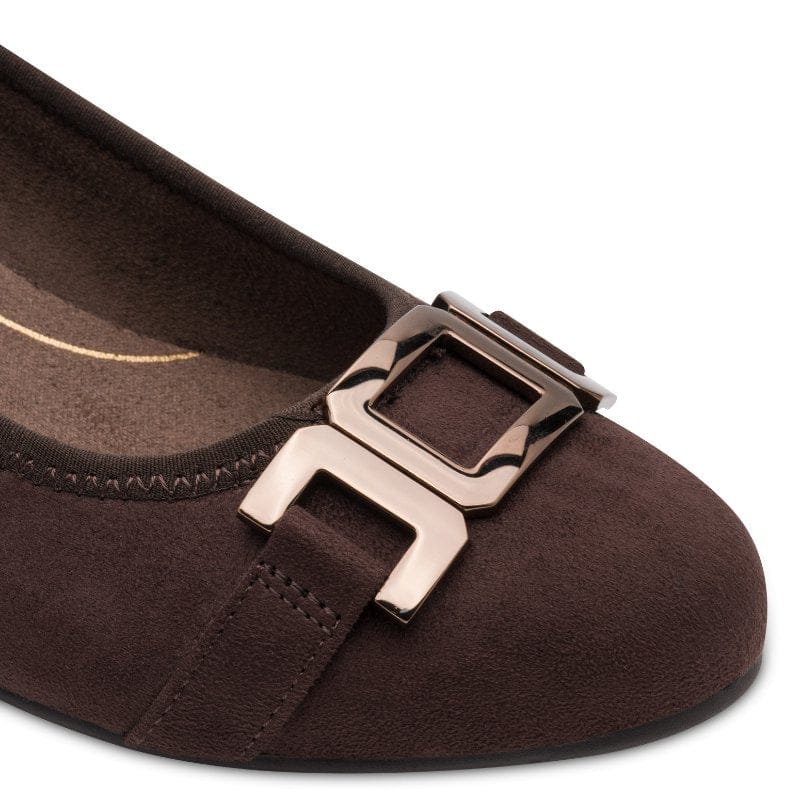 Jana Womens Jana Womens Brown Slip On Block Heels Shoes 8-22369-45