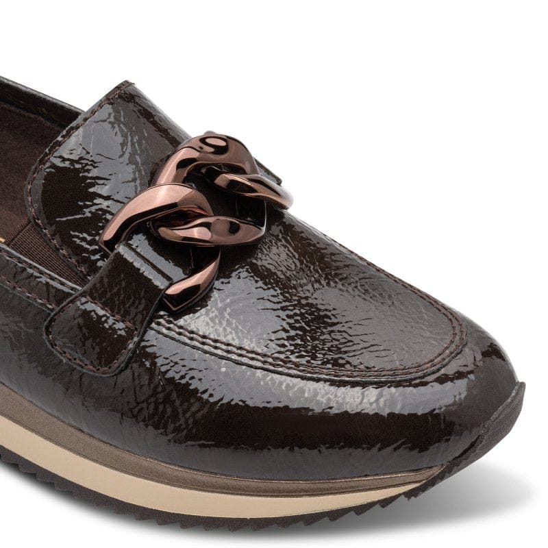 Jana Womens Jana Womens Brown Wide Fit Slip On Shoes 8-24766-42