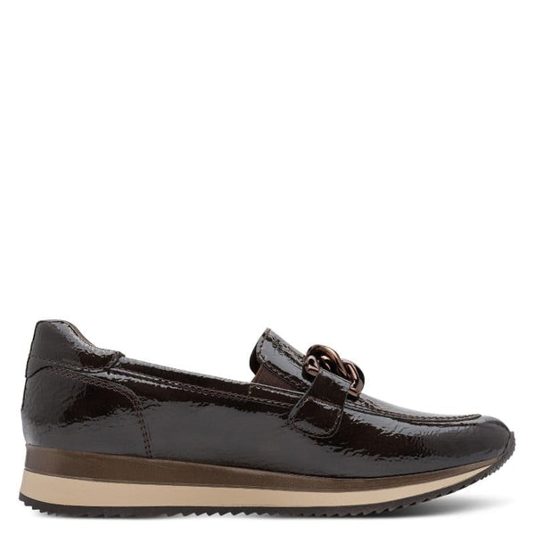 Jana Womens Jana Womens Brown Wide Fit Slip On Shoes 8-24766-42