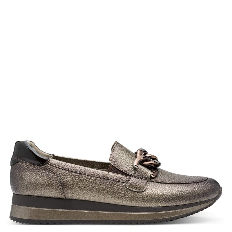 Jana Womens Jana Womens Gold Slip-On Softline Shoe 8-24766-43