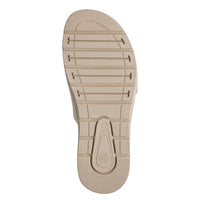 Jana Womens Jana Womens Gold Velcro Strap Slip On Sandal 8-27561-46