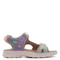 Jana Womens Jana Womens Multi Velcro Strap Low Heel Sandal 8-28662-46