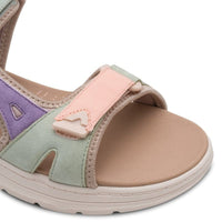 Jana Womens Jana Womens Multi Velcro Strap Low Heel Sandal 8-28662-46