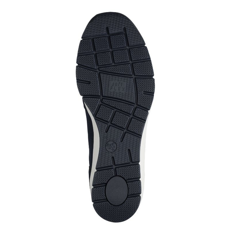 Jana Womens Jana Womens Navy Side Zip Fashion Trainer 8-24765-46