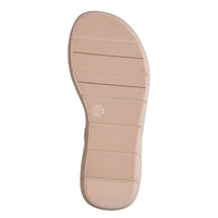 Jana Womens Jana Womens Nude Velcro Strap Wedge Sandal 8-28771-46