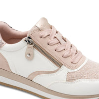 Jana Womens Jana Womens Pink Side Zip Fashion Trainer 8-23774-43