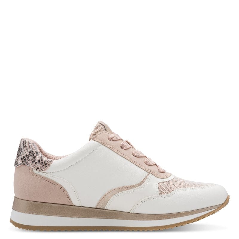 Jana Womens Jana Womens Pink Side Zip Fashion Trainer 8-23774-43