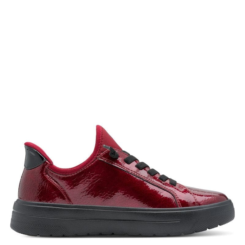 Jana Womens Jana Womens Red Slip-On Fashion Trainer - 8-23764-45