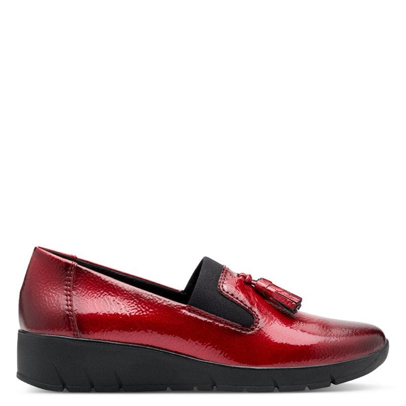 Jana Womens Jana Womens Red Slip-On Shoe 8-24668-45