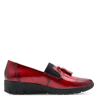 Jana Womens Jana Womens Red Slip-On Shoe 8-24668-45