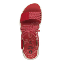 Jana Womens Jana Womens Red Softline Sandals 8-28766-42