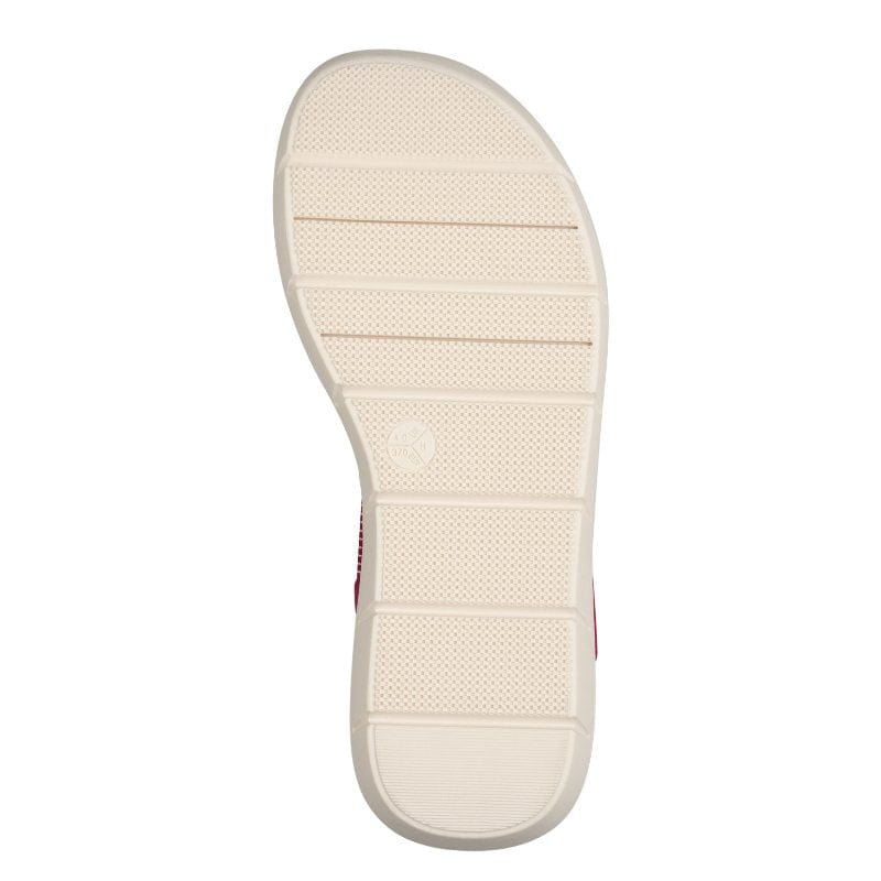 Jana Womens Jana Womens Red Softline Sandals 8-28766-42
