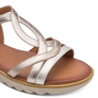 Jana Womens Jana Womens Rose Ankle Strap Slip On Sandal 8-28278-46