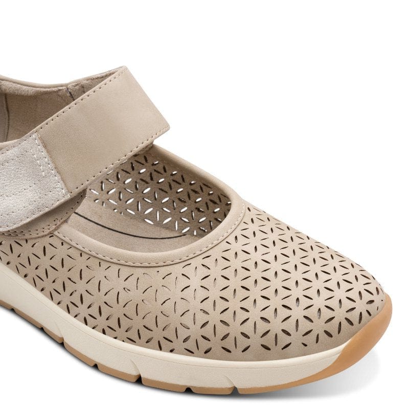 Jana Womens Jana Womens Taupe Velcro Strap Shoe 8-24664-42