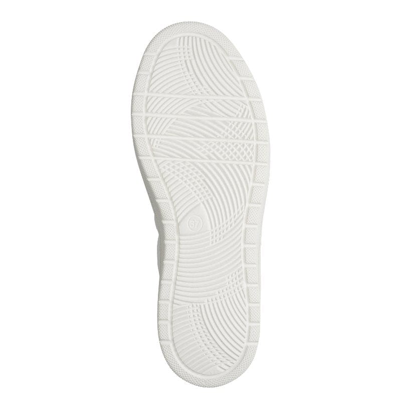 Jana Womens Jana Womens White Lace Up Fashion Trainer 8-23770-46