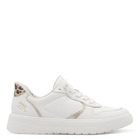 Jana Womens Jana Womens White Lace Up Fashion Trainer 8-23779-46