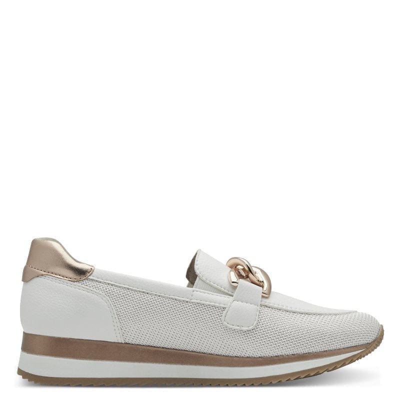 Jana Womens Jana Womens White Softline Loafer 8-24766-42