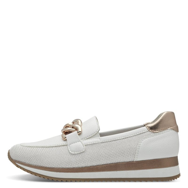Jana Womens Jana Womens White Softline Loafer 8-24766-42