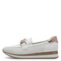 Jana Womens Jana Womens White Softline Loafer 8-24766-42