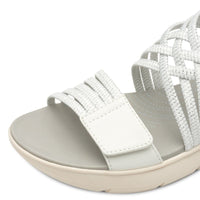 Jana Womens Jana Womens White Softline Sandals 8-28766-42