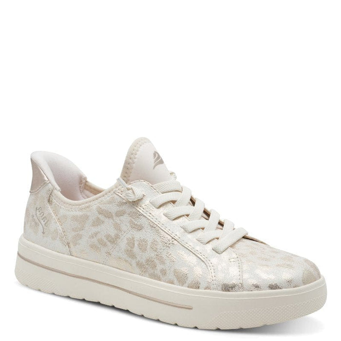 Jana Womens LEOPARD / 4UK Jana Womens Leopard Side Zip Fashion Trainer 8-23764-45