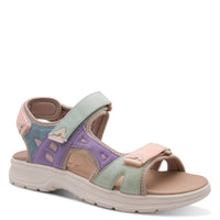 Jana Womens MULTI / 4UK Jana Womens Multi Velcro Strap Low Heel Sandal 8-28662-46