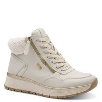 Jana Womens OFF WHITE / 4UK Jana Womens Off-White Side Zip Ankle Boot 8-26268-45