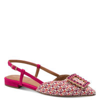 Jana Womens PINK / 4UK Tamaris Womens Pink Slingback Low Heel Sandal 1-29403-42