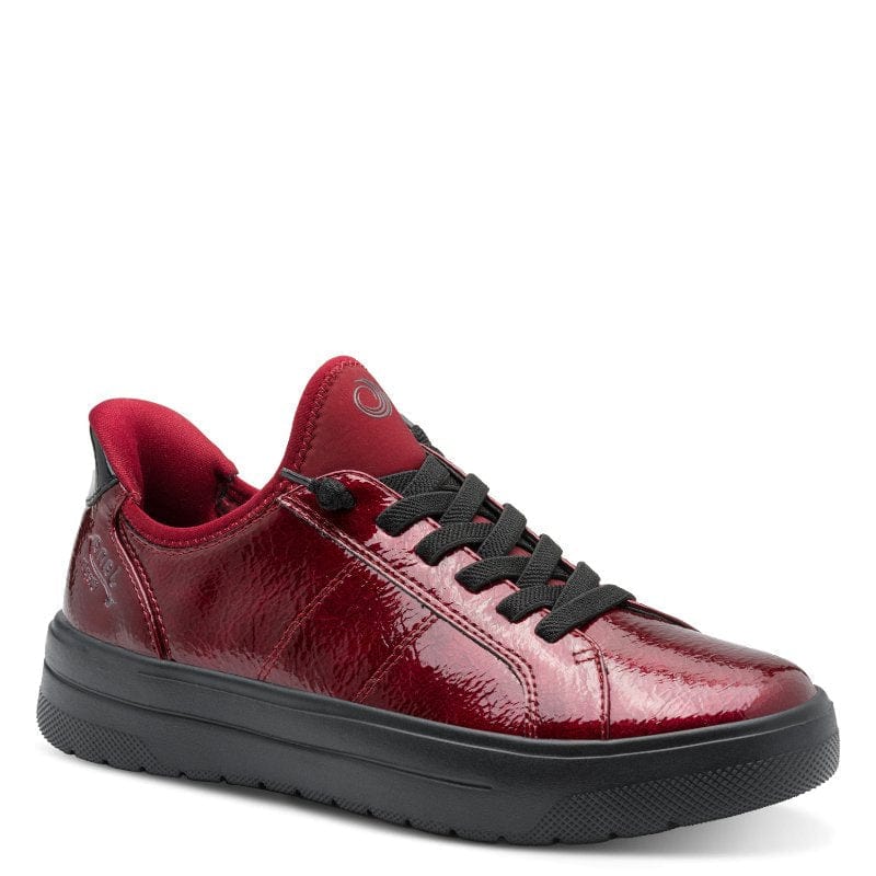 Jana Womens RED / 4UK Jana Womens Red Slip-On Fashion Trainer - 8-23764-45