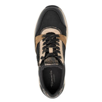 Jana Womens Tamaris Comfort  Womens Black Side Zip Wide Fit Fashion Trainer 8-83719-47