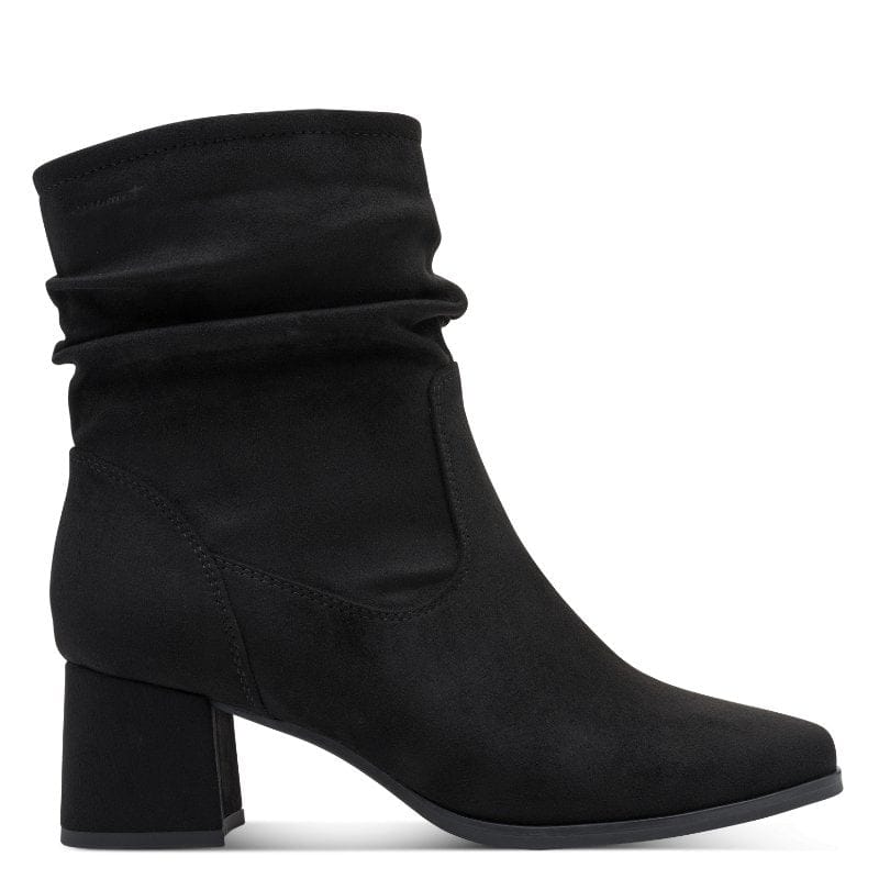 Jana Womens Tamaris Comfort  Womens Black Wide Fit Side Zip Ankle Boot 8-85301-47