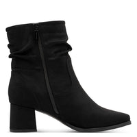 Jana Womens Tamaris Comfort  Womens Black Wide Fit Side Zip Ankle Boot 8-85301-47