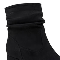 Jana Womens Tamaris Comfort  Womens Black Wide Fit Side Zip Ankle Boot 8-85301-47