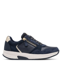 Jana Womens Tamaris Comfort Womens Navy Side Zip Wide Fit Fashion Trainer 8-83719-47
