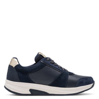 Jana Womens Tamaris Comfort Womens Navy Side Zip Wide Fit Fashion Trainer 8-83719-47